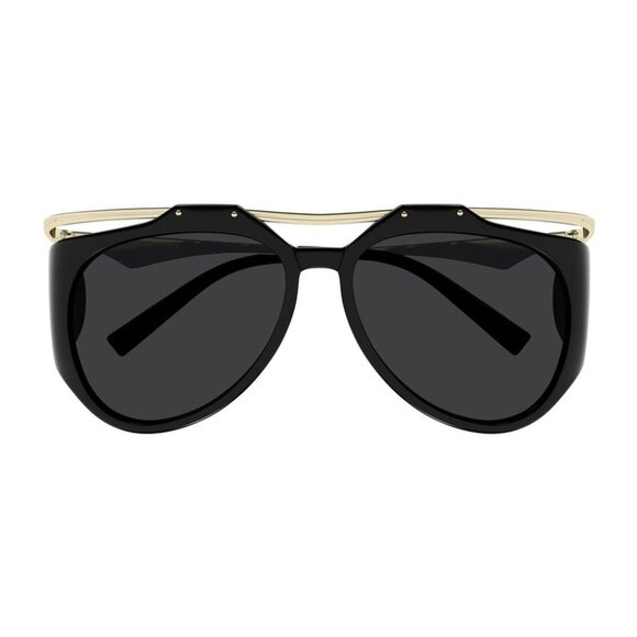 NWT SAINT LAURENT GOLD WOMEN SUNGLASSES - Picture 4 of 5